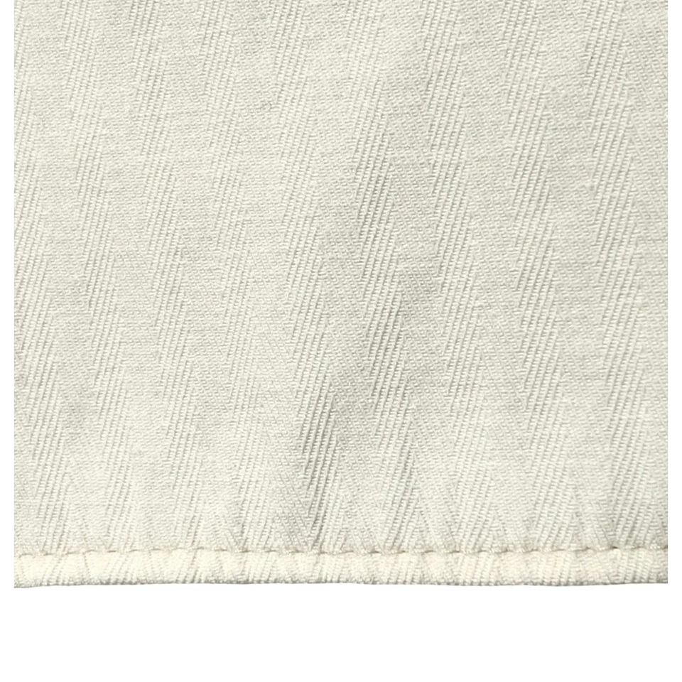 Ralph Lauren Tablecloth Oblong 80 x 56 Light Creamy Beige Cotton Blend Weave - Image 3 of 4