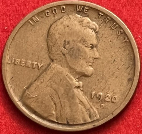 1920-D Lincoln Wheat Cent Penny Good Fine Denver Mint JC1342