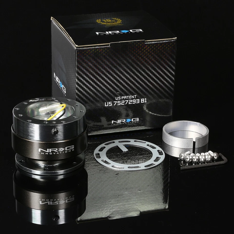 NRG VOLANTE BUJE CORTO + PISTOLA DE LIBERACIÓN RÁPIDA GEN 2.0 METAL PARA MIATA RX-7 RX-8 Foto 4 de 4