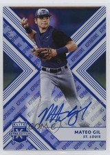 2018 Panini Elite Extra Edition Aspirations Blue 4/50 Mateo Gil #107 Auto 1u6