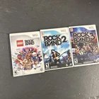 Rock Band , Rock Band 2 And Rock Band 3 For Nintendo Wii