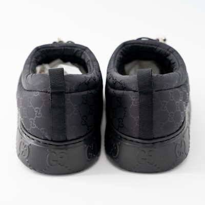size 8G - Gucci Nylon GG Black Boots padded drawstring | eBay