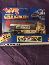 hot wheels 24k plated gold haulers