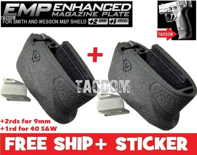 Strike Industrie 2 Pack Enhanced Magazine Plate Extension S&W M&P Shield EMP 