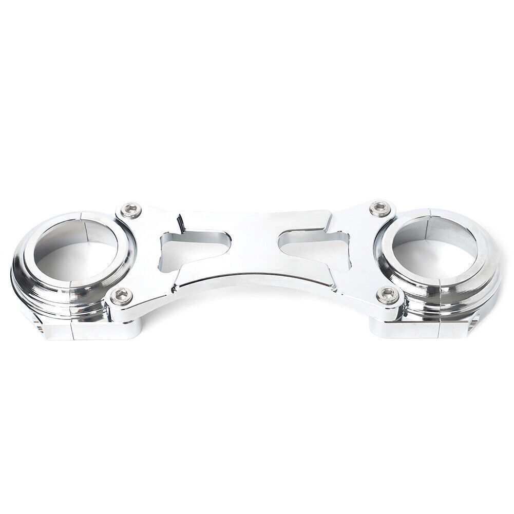 Chrome 49mm Fork Brace For Harley Dyna Super Glide FXD FXDB FXDL FXDF 2007-2017