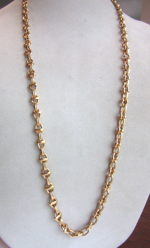 Joan Rivers fancy chain long necklace 34" long - Picture 2 of 6