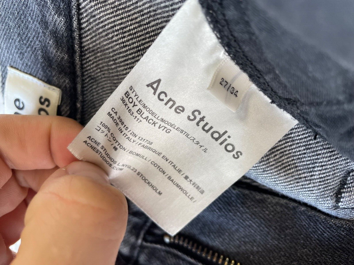 Acne studios ウォッシュ ブラック　vintage 加工　Y2K FACTORY | 【 Acne Studios 】 Acne Studios 25AW Collection