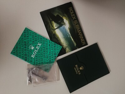 Rolex Submariner Booklets Set Vintage 4 Stück 1990 Deutsch 