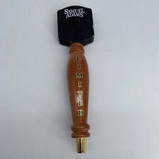 Vintage Samuel Adams Limited Legno 'Top Lavagna' Birra Bar Rubinetto Manico Uomo Cave