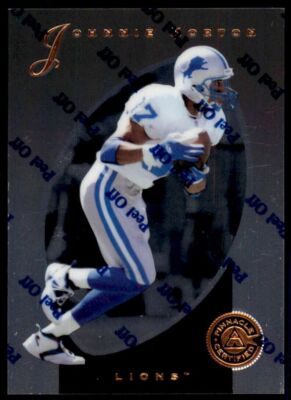1997 Pinnacle Certified w/ Peel Off Johnnie Morton . Detroit Lions #103