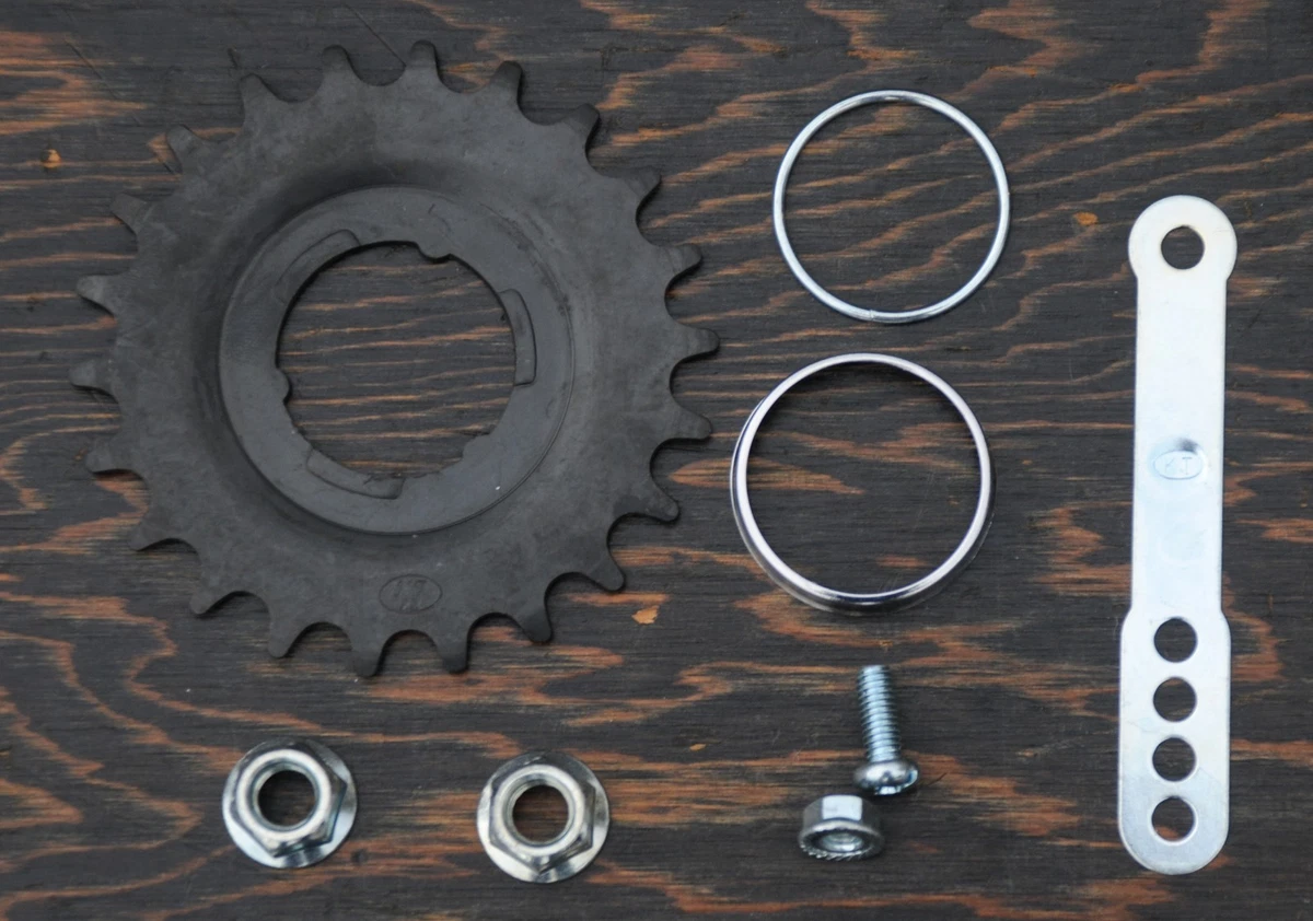 22t Coaster Brake Hub SPROCKET AXLE NUTS STRAP Cruiser Bicycle