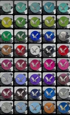 Zenith Flying Eagle 2.25 Metal Chip Emblems In Chrome and Gold (Set of 4)