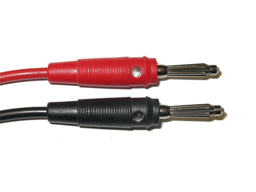 Cavo di prova morsetto a coccodrillo 35 mm - spina a banana 4 mm² 1 metro H05VK rosso/nero - Foto 2 di 4