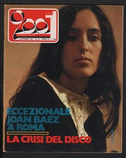 CIAO 2001 35/1971 JOAN BAEZ AUDIENCE DEMIS ROUSSOS FORMULA 3 ARGENT I LEONI