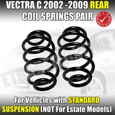 VAUXHALL VECTRA C 1.9 CDTi HATCHBACK 2002-09 PAIR REAR COIL SPRINGS SPRING NEW