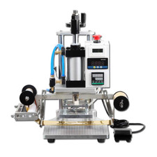 WT-QS100 Pneumatic Hot Foil Stamping Machine Leather Furniture Album Heat Press