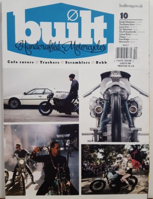 Built Handcrafted Motorcycles UK Issue 10 Cafe Racers Teackers FREE SHIPPING CB