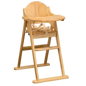 kids wooden high chair