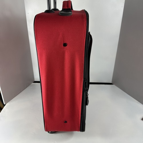 Mickey Mouse Red Rolling Suitcase Kids Overnight Bag Disney world Disneyland - Picture 6 of 10