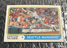 2023 Topps Heritage Base Easton McGee RC #178 Seattle Mariners