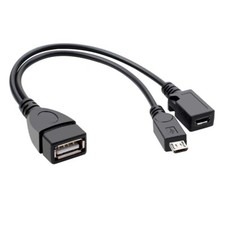 Ethernet Adapter  USB OTG y cable splitter for Amazon Fire Stick - Brand New