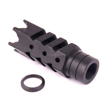 Shark Muzzle Brake 5/8" x 24 Thread .308 308 /w Crush Washer HD