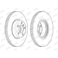 Jurid Bremsscheiben Vorne BelüFtet Ø340 Mm FüR BMW 1Er F20 F21 3Er Touring F31