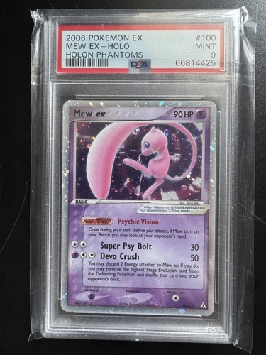 Pokemon Mew Ex PSA 9 100/110 Holon Phantoms 2006