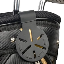 iGuerburn Metal Landing Pads for Golf Bags, Magnetic Bag Black 