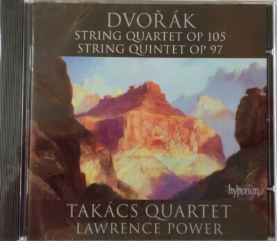NEW CD DVORAK String Quartet Op 105 String Quintet Op 97 TAKACS QUARTET Hyperion