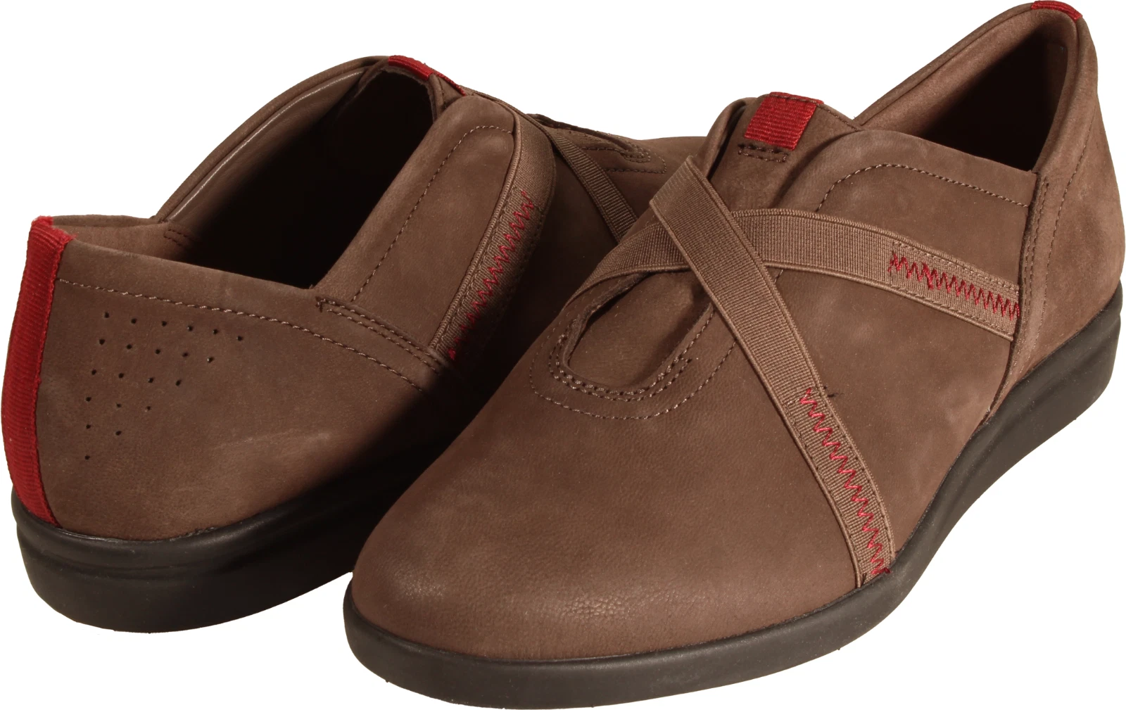 Mocassino da donna Clarks Tamzen Step talpa nabuck USA taglia 9 LARGO