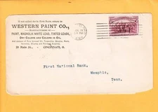 Western Paint Co Magnolia White Lead Turpentine Brushes Cincinatti OH 1894 z57