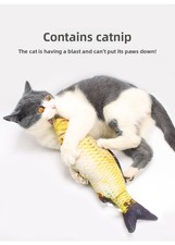 5 Pack Realistic Interactive Fish Cat Kicker Crazy Pet Toy Catnip Toys Chew Toy
