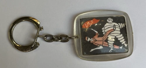 COLLECTOR @ MICHELIN BIBENDUM KEYRING @ CGT UNION @ CIRCA 1960 @ KEYRING!!