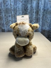 Rachel Zoe   Baby Giraffe  Soft Plush Lovey Baby Toy Rattle With Tag 10  