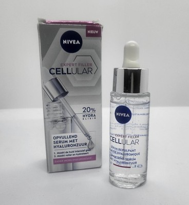 NIVEA Cellular Expert Filler Serum 20% Hydra Elixir Hyaluronic Acid 30ml NEW