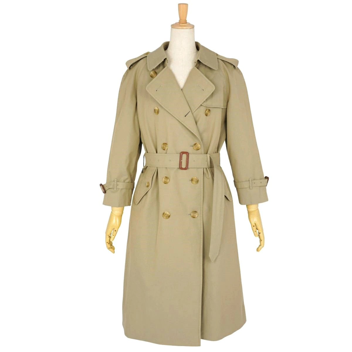 [Good Condition] Vintage Burberry Burberrys Coat with Liner Trench Coat 100% Cot thumbnail 2