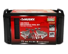 Mechanics Tool Set Kit Socket 280 Piece Case Tools Sae Metric Drive Box Ratchet