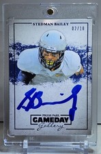 2013 Press Pass Gameday Gallery Stedman Bailey On Card RC Auto 2/10