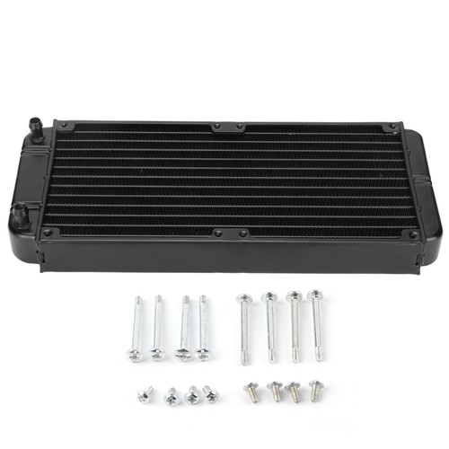 Water Cooling Radiator 18 Tubes Aluminum Aluminum Heat Exchanger Radiator Low - Afbeelding 2 van 12