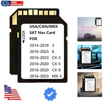 Navigation Memory Card GPS map Compatible with maz*da 2014-18-3，2016-23-6，201...