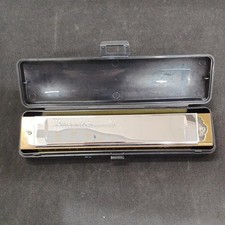 Tombo Premium 21 Tremolo Harmonica Key of G m Japan Professional Quality Used