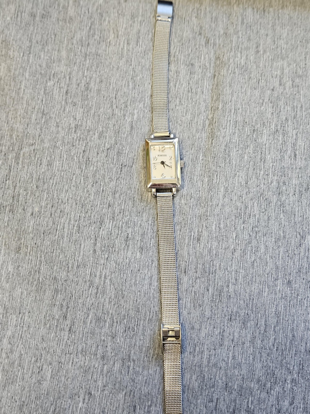 Rumours Womens Quartz Watch Rectangular Silver Me… - image 3