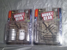 (2) Hobby Gear Custom Display Accessories 1:10 Bungee Cords, Keg, Propane