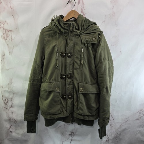 Sly Military Jacket Women Medium Green Army Utility Y2K Tactical Japan Steampunk