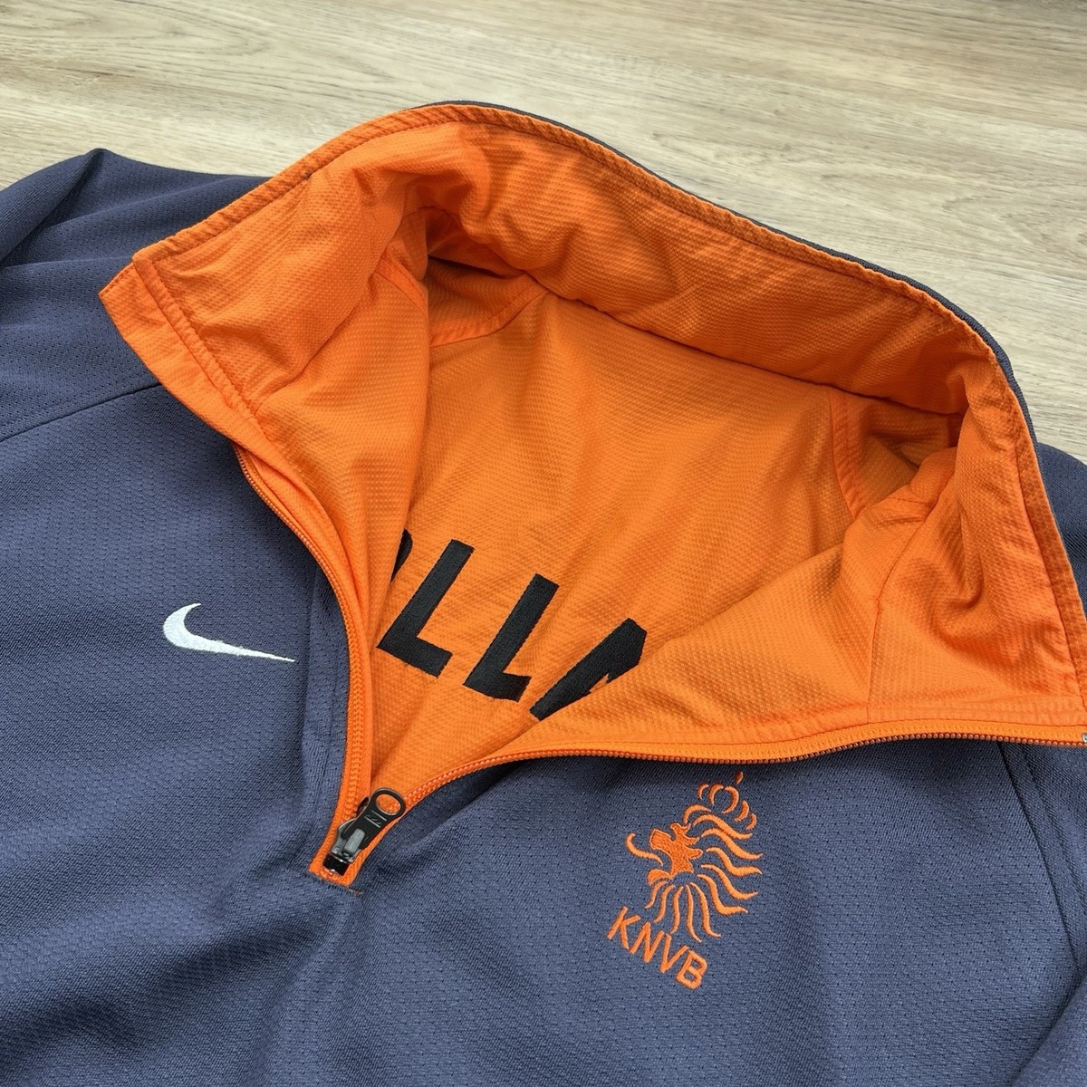 NIKE オランダ代表 リバーシブルジャケット Nike Soccer Reversible Jacket Holland Dutch KNVB Size Large