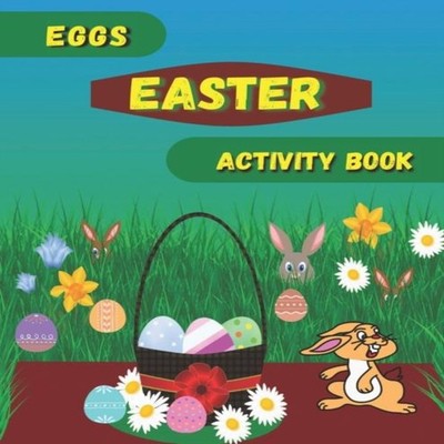 EGGS EASTER ACTIVITY BOOK Easter book with coloring mazes sudoku