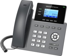 Grandstream Networks Dual-Port Gigabit Corded Electric IP Phone, 6 SIP Accounts