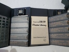 2X Texas Instruments Programmable TI 58/59 Master Library Module 1 - Untested