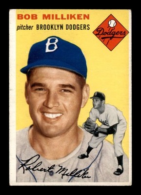 1954 Topps #177 Bob Milliken   VG X3664339